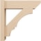 Ekena Millwork 6-in W x 20-in D x 20-in H Balboa Slat Rough Cedar Woodgrain TimberThane Outlooker, Primed Tan OUTUR060X20X20BOA24RCPR - alternate 5